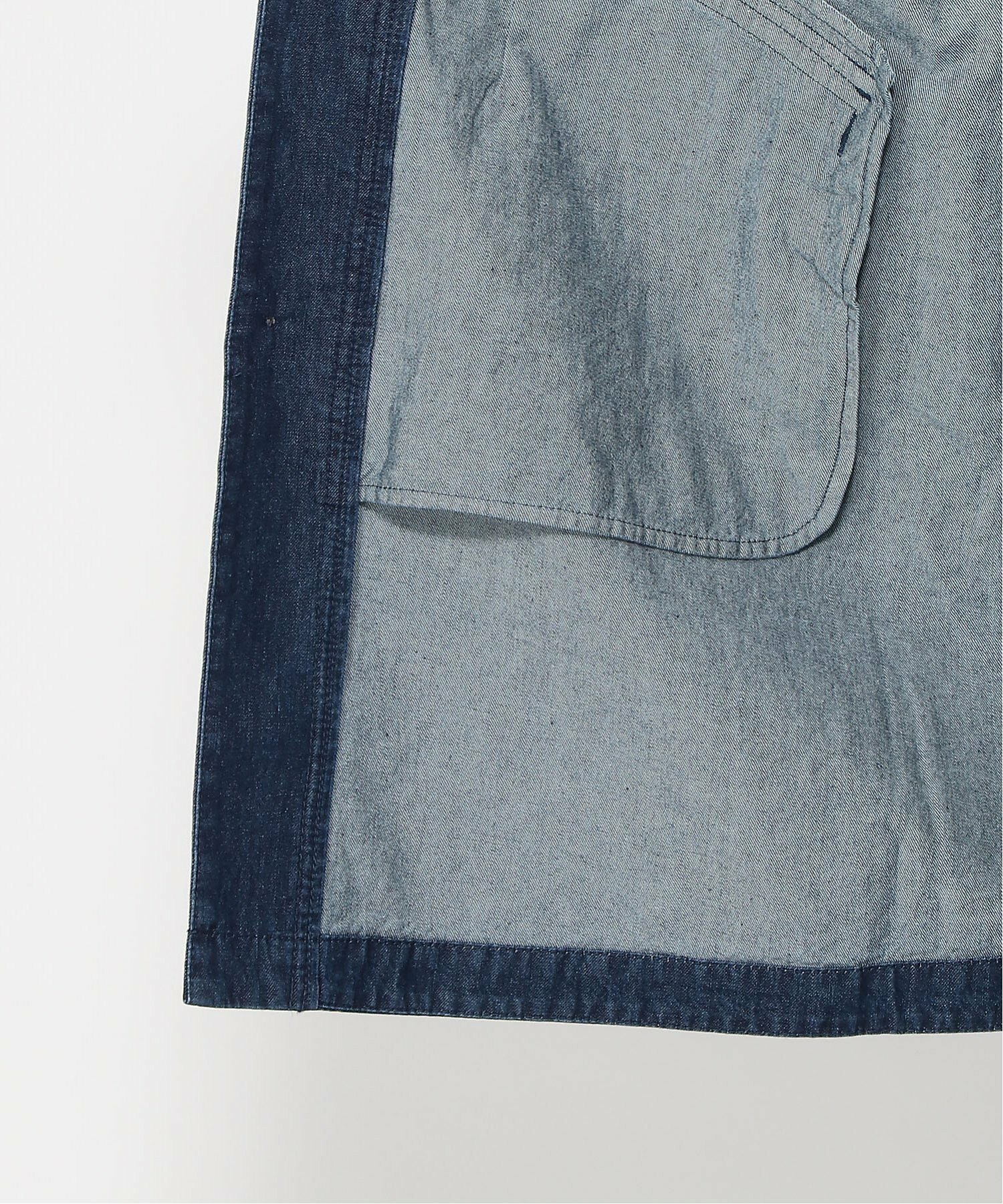 ツイル/デニム デイジー&フラワー刺繍ロングコート